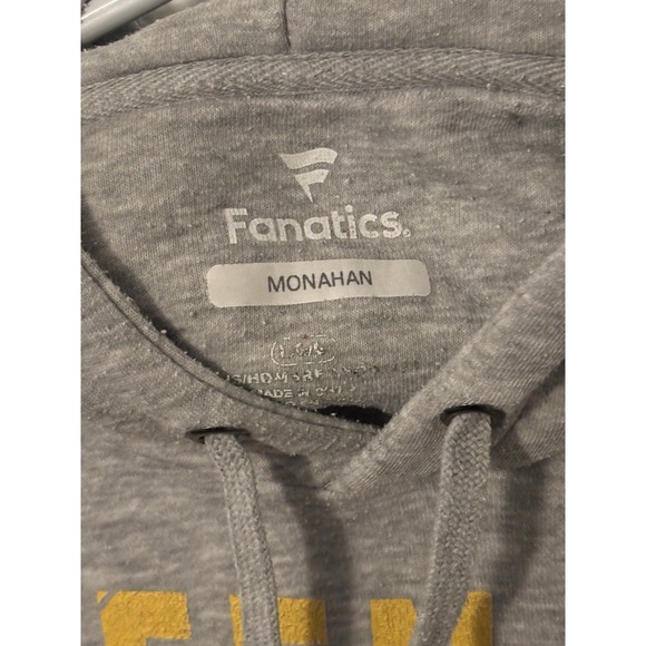 Green Bay Packers Pull Over Hoodie Adult Large Fanatics Gray drawstring pockets - Picture 9 of 10